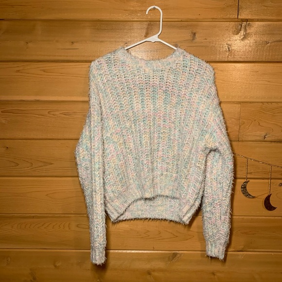 Wispy Pastel Rainbow Sweater by Forever 21 - Picture 2 of 2